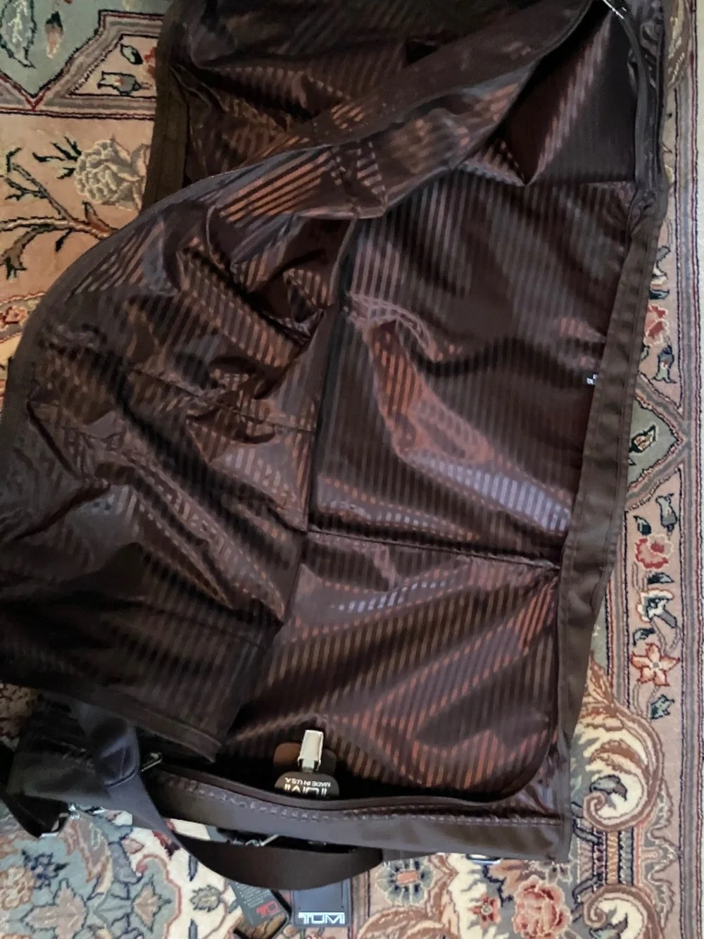 Tumi Choc Brn Vintage Luggage - Tri-fold Garment Carrier #0236B3 - Picture 3 of 10
